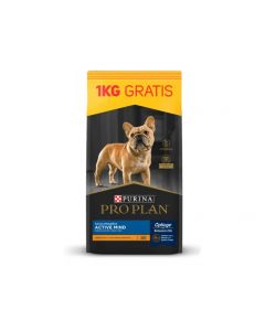 Pro Plan Comida para Perros, Active Mind Optiage, Razas Pequeñas, 3 kg + 1 kg de Regalo