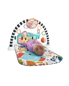 Fisher-Price Baby Gimnasio para Bebés Piano Pataditas Musicales Brilla y Crece para bebés de Recién Nacidos en adelante