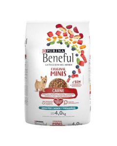 Purina Beneful Sunrise Minis Carne Adulto Raza Pequeña 4 Kg, 1 Pouch