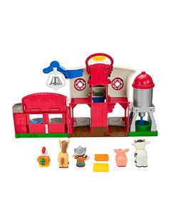 Fisher-Price Little People, Granja Cuidado de Animales, Juguete para bebés para niños de 1 año en adelante