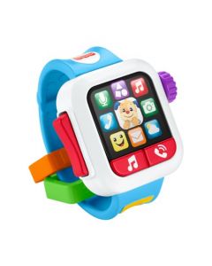 Fisher-Price Ríe y Aprende Juguete para Bebés Mi Primer Smartwatch para bebés de 6 Meses en adelante