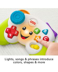 Fisher-Price Ríe y Aprende Juguete para Bebés Control Juega Y Aprende Conmigo para bebés de 6 Meses en adelante