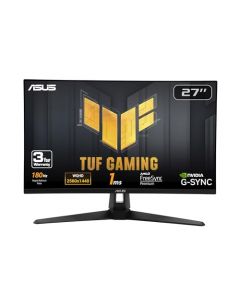 ASUS Monitor para Juegos TUF Gaming VG27AQ3A, 27 Pulgadas, QHD(2560x1440), 180Hz, Fast IPS, ELMB Sync, 1ms (GTG), Freesync Premium™, G-Sync Compatible, Variable Overdrive, 130% sRGB