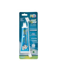 Fancy Pets Kit Dental con Pasta y Cepillo para Perro, Suave Sabor a Menta