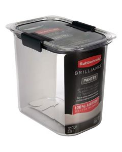 Rubbermaid Brilliance Contenedor hermético para Almacenamiento de Alimentos, azúcara (12 Tazas), Sugar (12 Cup), Open Stock, 1, 1