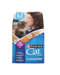 Purina Cat Chow Dry Cat Food, Complete, 6.3 Pound Bag