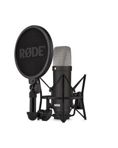 RØDE NT1 Signature Series - Micrófono de Condensador con Montaje SM6 y Filtro Pop, Color Negro