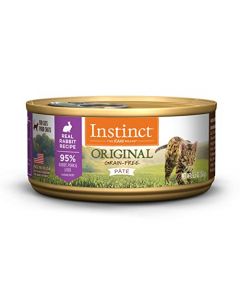 Nature's Variety Instinct Grain-Free Rabbit Formula Canned Cat Food, 5.5 oz. Cans (Case of 12)