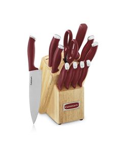 Cuisinart C77SSB-12P Colorpro - Juego de cuchillos, Rojo, Una talla, 1