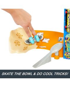 Hot Wheels Skate Pista de Juguete Set Bowl de Cereal para niños de 5 años en adelante