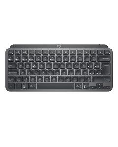 Logitech MX Keys Mini Teclado Inalámbrico Minimalista Iluminado, Compacto, Bluetooth, Retroiluminado, USB-C, Compatible con Apple macOS, iOS, Windows, Linux, Android, de Metal - Grafito