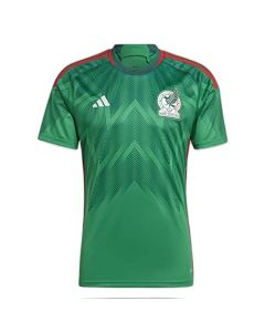 Adidas Jersey Local Selección Nacional México Fútbol Qatar 2022 Hombre Talla Mediana, Vivid Green