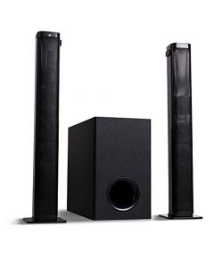 Billboard | Carbono Sound Bar Barra De Sonido Teatro En Casa 2.1 con Subwoofer 2 En 1 con Conexión Bluetooth Conexiones USB, Óptico Y Auxiliar, Incluye Control Remoto | Sound Bar