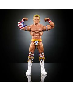 Mattel WWE Elite Collection Figura de acción SummerSlam Lex Luger con Accesorio y Piezas de árbitro para Construir una figura