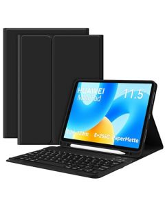 DETUOSI Funda con Teclado de Español para Huawei MatePad 11.5" (2023) Keyboard para Teclado para con Inalámbrico Teclado Bluetooth Magnético Desmontable