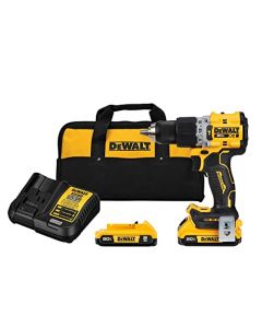 DEWALT Kit de Taladro/Atornillador Percutor de 1/2" (13mm) Sin Carbones de 20V MAX* XR DCD805D2