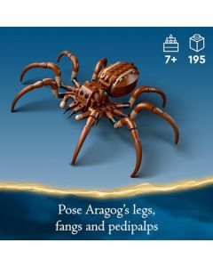 LEGO® Harry Potter™ Aragog en el Bosque Prohibido Juguete de construcción, figura de una Criatura mágica, 2 Minifiguras, Regalo para niños, niñas y Fans de 7 años o más 76434