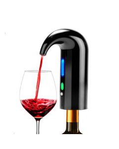 Vertedor de aireador de Vino eléctrico, tapón Dispensador de Vino automático Multi-Inteligente - Vertedor de aireación de Primera Calidad y Pico decantador - conservante de Vino