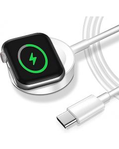 GAMAXIMA Cargador para Apple Watch, Cable de Tipo-C Carga Magnética Rápida, Cable de Carga para Apple Watch Inalámbrico,Compatible con Todas Las Series de Apple Watch