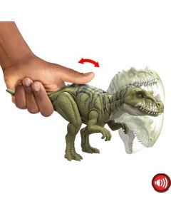 Mattel Jurassic World Dinosaurio de Juguete Rugido Salvaje Ceratosaurus para niños de 4 años en adelante