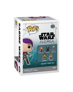 Funko Pop! Star Wars: Ahsoka - Sabine WREN Glow in The Dark, Amazon Exclusive