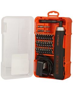 BLACK+DECKER BD40K27 Set de Atornillador Inalámbrico 4V + 27 piezas