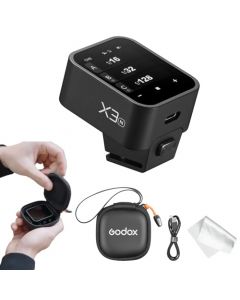 Godox X3N X3 N X3-N TTL - Disparador de Flash inalámbrico para cámara Nikon, transmisor de Flash de visualización táctil OLED, batería de Litio integrada Compatible con Carga rápida