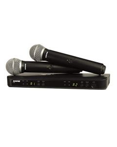 Combo Shure Dos Micrófonos Inalámbricos de Mano BLX288/PG58-J-11