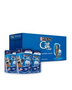 Cat Chow Defense Hydro Adulto Pollo Alimento Húmedo Pack 24 Pzas de 85g + Purina Fancy Feast alimento húmedo en sobre Casserole Atun y Salmón/ 12 x 85g