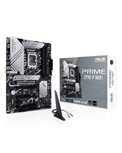 Asus Prime Z790-P WiFi LGA 1700(Intel® 13th &12th Gen) ATX Motherboard (PCIe 5.0,DDR5,14+1 Power Stages,3X M.2,WiFi 6,Bluetooth v5.2,2.5Gb LAN, Front Panel USB 3.2 Gen 2 Type-C®, Thunderbolt™ 4/USB4)