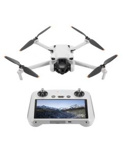 DJI Mini 3 (DJI RC) – Dron Mini con Mando a distancia y cámara, ligero y plegable con vídeo 4K HDR, 38 min de tiempo de vuelo, Grabación vertical y funciones inteligentes