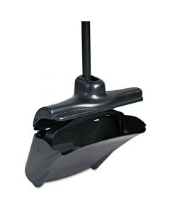 Rubbermaid Commercial Executive Series™ Lobby Pro® - Recolector con tapa, mango largo, negro (FG253200BLA)