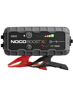 NOCO Boost XL GB50 1500A 12V Arrancador de Batería de Litio UltraSafe, Portátil Arranque de Batería y Cable de Puente para Motores de Gasolina de hasta 7-litros y Motores Diésel de hasta 5-litros