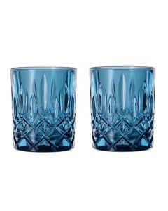 Spiegelau & Nachtmann 104243 Noblesse Vintage - Juego de vasos de whisky (295 ml), color azul