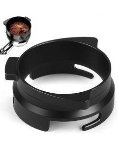 Anillo de Dosificador Aluminio de Café de 54 mm，GUOJIAN accesorios de café expreso，Embudo Dosificador de Espresso Manos Libres para Breville Serie 8,Negro, fácil de limpiar, no se oxida