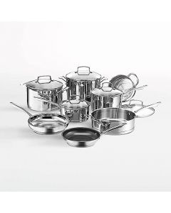 Cuisinart Chef's Classic - Juego de utensilios de cocina de acero inoxidable, 13 piezas, 77-13