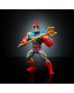 Masters of the Universe Origins Figura de Acción Stratos Colección Cartoon de 5.5" para niños de 6 años en adelante