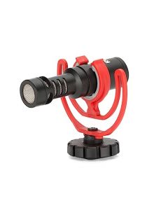 Rode - Micrófono integrado en cámara VideoMicro Compact con soporte Rycote Lyre Shock