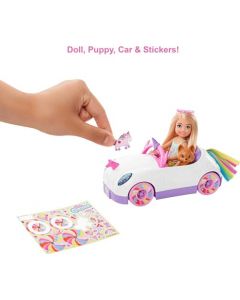 Barbie GXT41 Chelsea Doll and Car, Multicolor, 8.25 cm*8.89 cm*15.55 cm