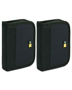 (2Pack) - Case Logic JDS-6 USB Drive Shuttle 6-Capacity-Black