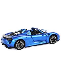 Motor city classics 2010 Porsche 918 Spyder Convertible: Azul Metálico - Coche Modelo 1:24 por Optimum Diecast