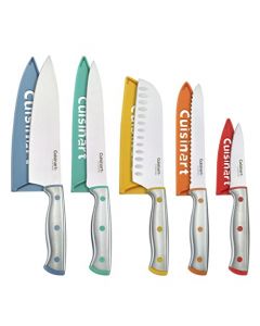 Cuisinart C77CR-10P - Juego de remaches de color de acero inoxidable ColorCore™ con protectores de hoja