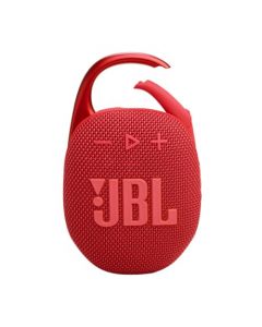 JBL Clip 5 Bocina Portátil Bluetooth, 7W de Potencia, Reproducción 12 Horas, Resistente al Agua y al Polvo IP67 - Rojo