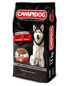 CAMPI CAMPIDOG Fortachon Croquetas Comida Nutritiva para Perros Adultos (Bulto) 15 kg