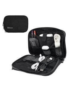 Pelican - Funda organizadora electrónica de viaje, bolsa técnica portátil con múltiples bolsillos de malla de almacenamiento para cables, cables, cargadores, banco de energía, AirPods - Bolsa esencial