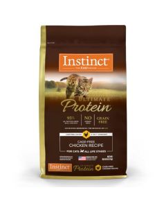 Instinct Ultimate Protein Grain Free Cage Free Chicken Recipe Natural Dry Cat Food by Nature's Variety, 10 lb. Bag