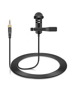 Lavalier Micrófono compatible con Sennheiser transmisor inalámbrico Bodypack, micrófono de solapa de condensador omnidireccional de 3,5 mm con bloqueo de tornillo, 1,5 m