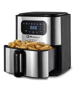 Koblenz Freidora de Aire Digital de 4.2 L, 1200 W de Potencia, 8 Programas de Cocción, Air Fryer, Cocina sin Aceite, Deshidrata, Ahorra Espacio y Energía, 2 a 4 Personas, Antiadherente (FAKM-1200 IN)