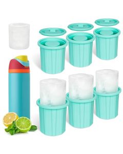 Bandeja para cubitos de hielo de 32 a 40 onzas para botella de agua Owala FreeSip, 3 moldes de silicona para cubitos de hielo para enfriar cócteles, whisky, bebidas, café, fácil llenar y liberar la