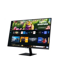 Samsung Monitor 27" Flat, Smart M5, Control Remoto, 1,920 x 1,080, 60 HZ (LS27CM500ELXZX)